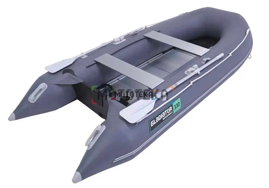 Лодка ПВХ GLADIATOR (Гладиатор) B 330 AL тёмно-серый