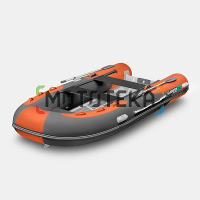 Лодка RIB GLADIATOR (Гладиатор) AL 380 оранжевый/тёмно-серый (СПб)