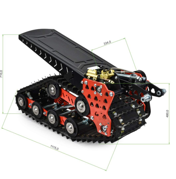 Зимний комплект MotoLand (Мотолэнд) для мотоцикла 250-450сс (лыжи + гусеницы) | Мототека Зимний комплект MotoLand (Мотолэнд) для мотоцикла 250-450сс (лыжи + гусеницы) | Мототека