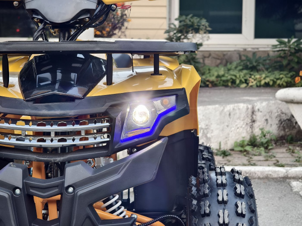 Квадроцикл детский R - MOTO (Р - Мото) Lion 125 A жёлтый (машинокомплект) | Мототека